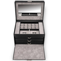 Koffer (zonder laden) VARIO vario / zwart (leer)