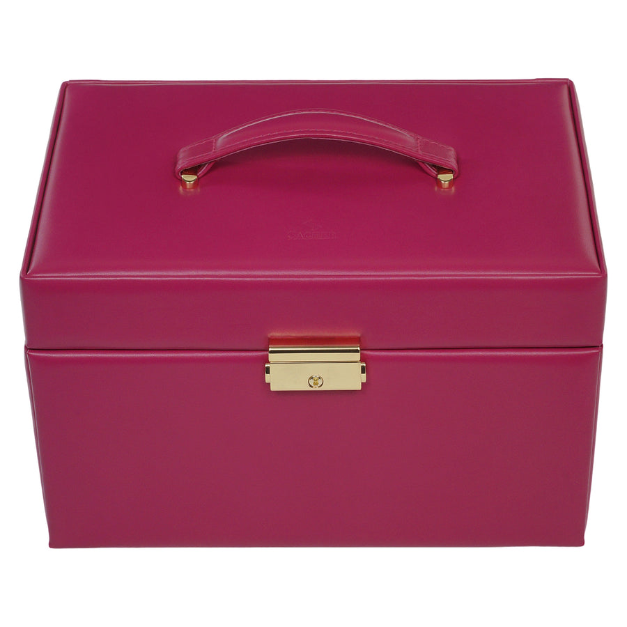 jewellery case Karen colisimo / pink (cowhide leather)