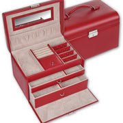 Coffret à bijoux Sarah standard / rouge