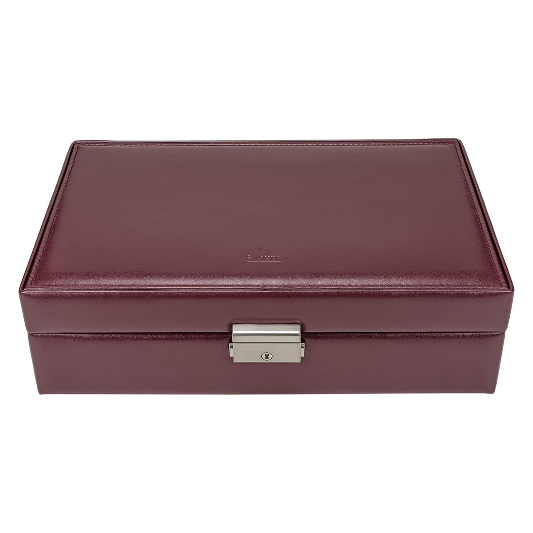 Schmuckkassette Ilka florage / bordeaux