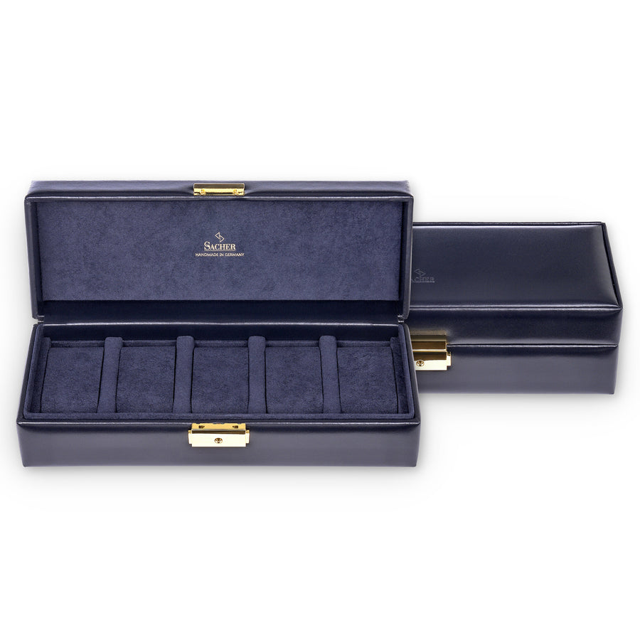 Coffret à montres acuro / navy (cuir)