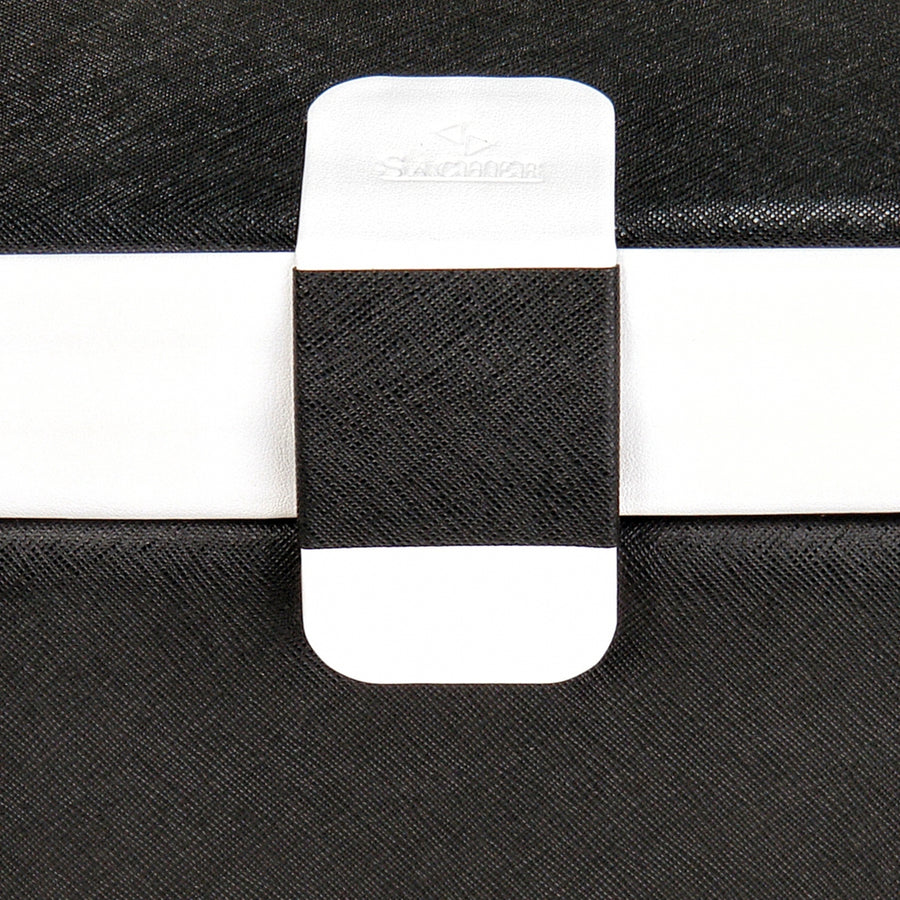 jewellery case Erika nero bianco / black