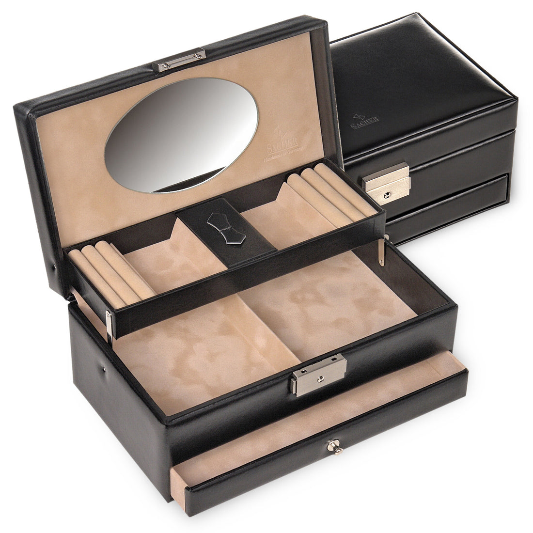 Jewelry box Hanna new classic / black (leather)