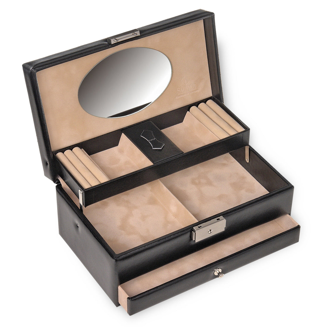 Jewelry box Hanna new classic / black (leather)
