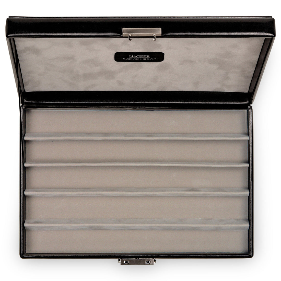 Koffer voor armbanden, kettingen etc. VARIO CASO vario caso / zwart (leer)