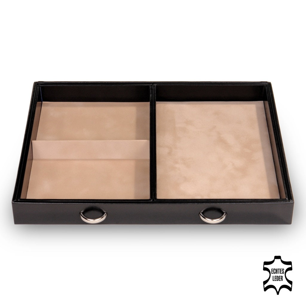 Coffre à bijoux Grand VARIO vario / noir (cuir)