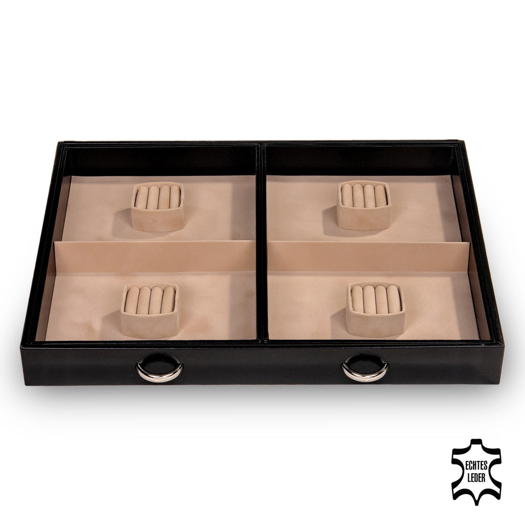 Coffre à bijoux Grand VARIO vario / noir (cuir)